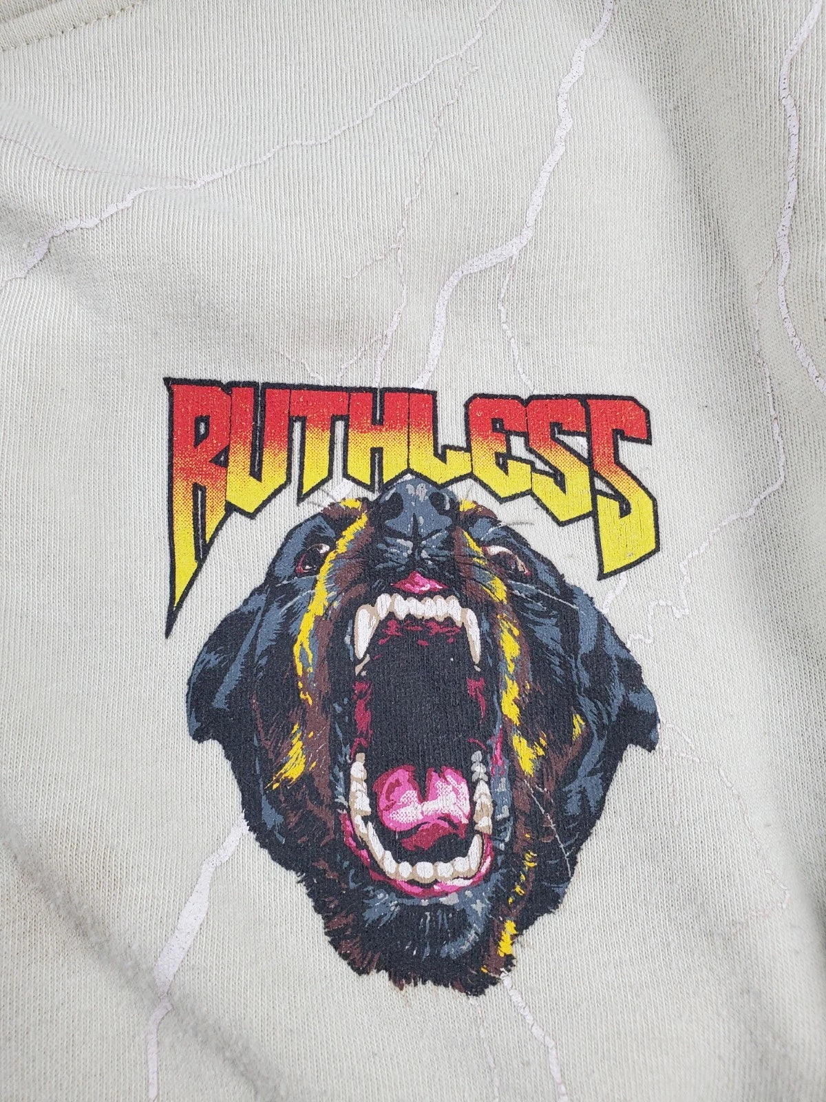 RGSTR “Ruthless” Bear Graphic Hoodie – Size M – No Hood String