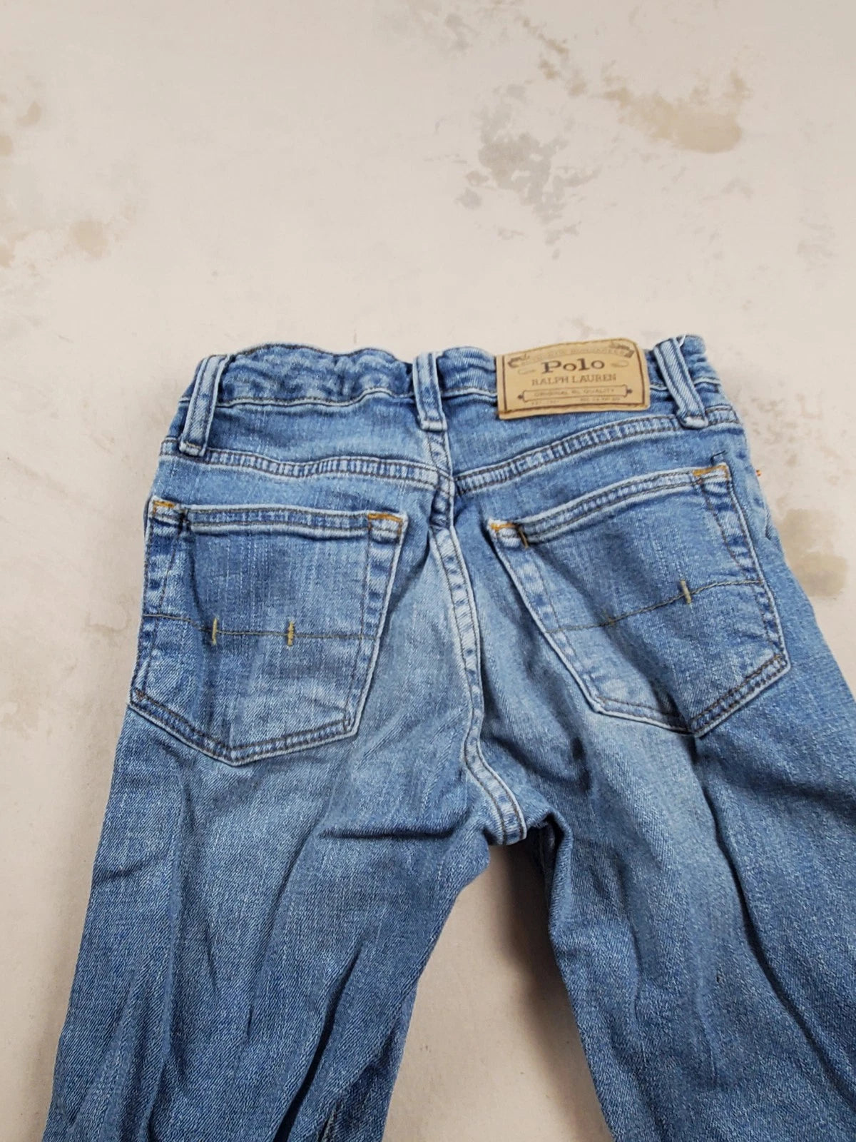 Ralph Lauren Polo Blue Denim Jeans – Kids/Youth Size 22x23 –Classic Straight Leg
