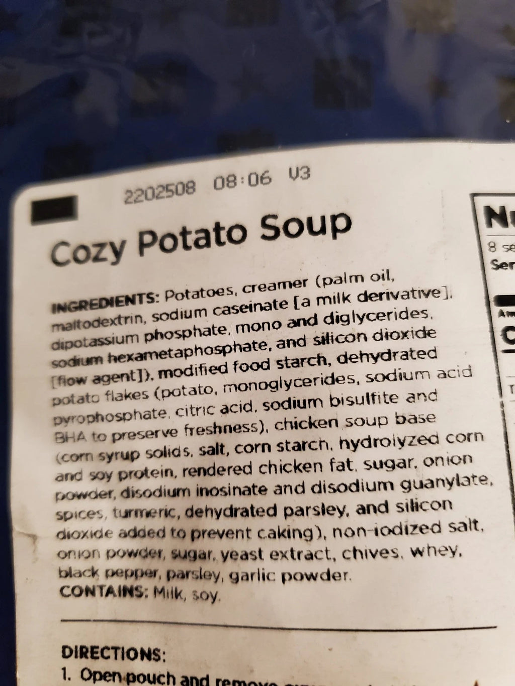 4Patriots Cowboy Rice &amp; Beans and Cozy Potato Soup - 8 servings each
