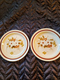 2 Vintage Four Seasons Collections Autumn Bouquet Salad Plates 6.5" Japan