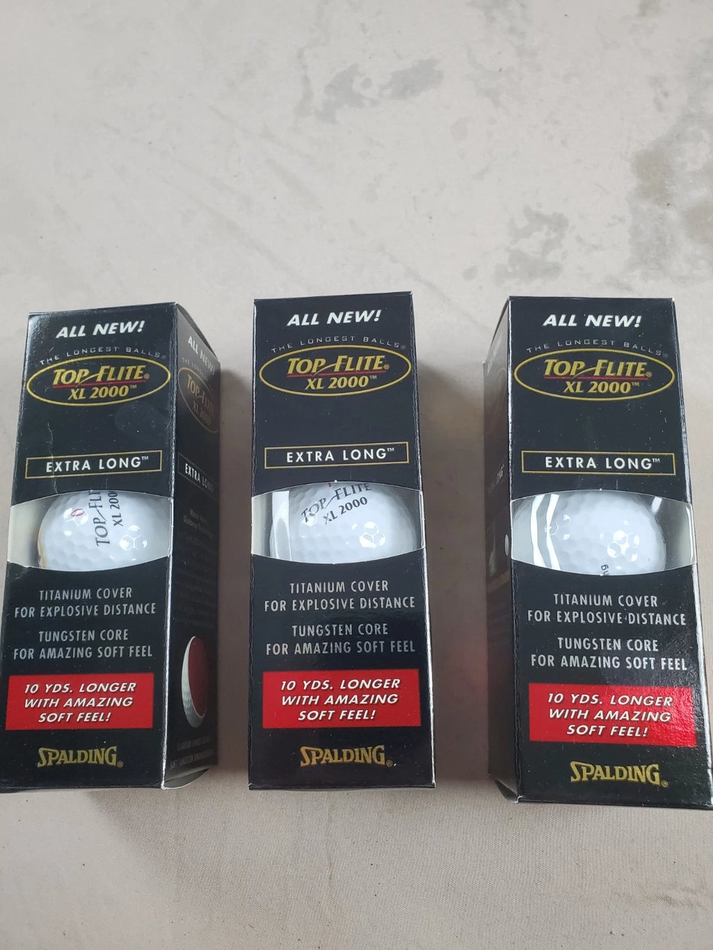 9 Spalding TopFlite XL2000 Titanium Cover Tungsten Core &amp; 3 Titleist DT Wound 90