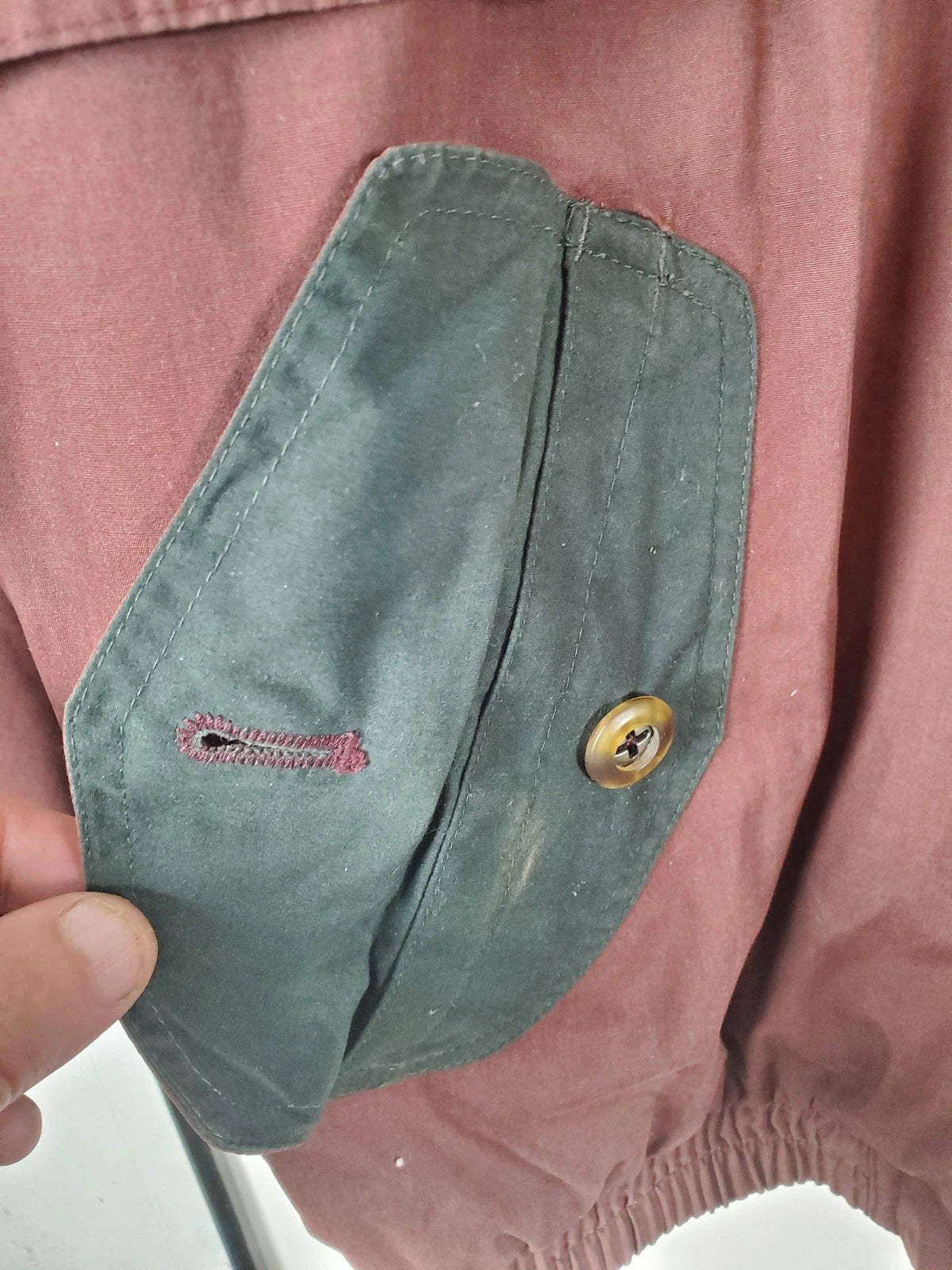 London Fog Limited Edition Maroon Zip-Up Jacket with Removable Lining