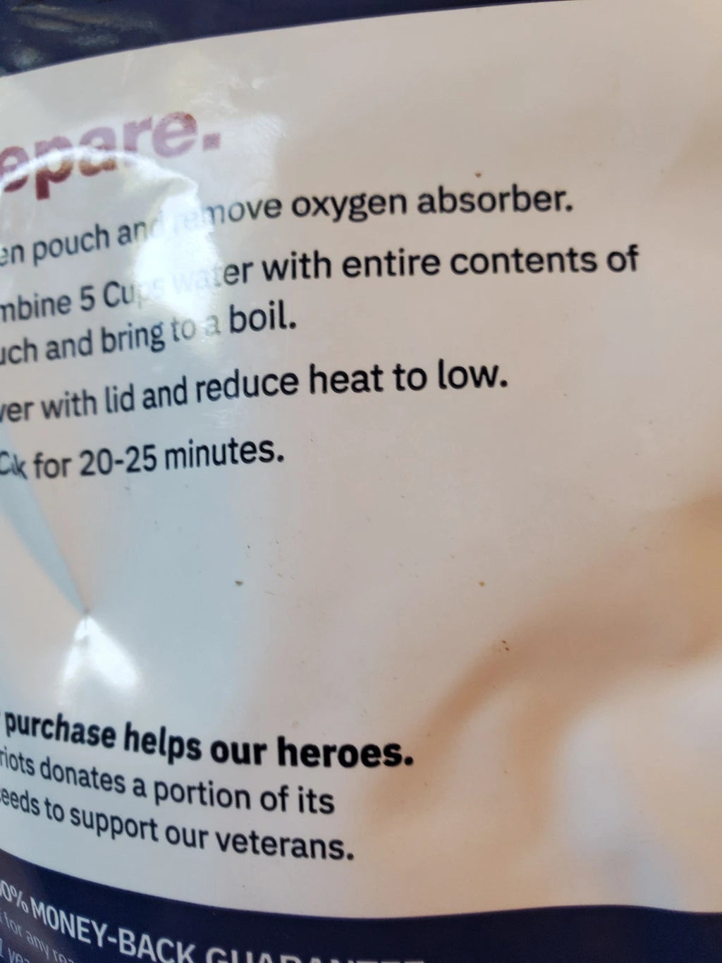 4Patriots Spanish Rice 16.23 oz emergency/camp<wbr/>ing meals - 2 pks - 8 servings ea.