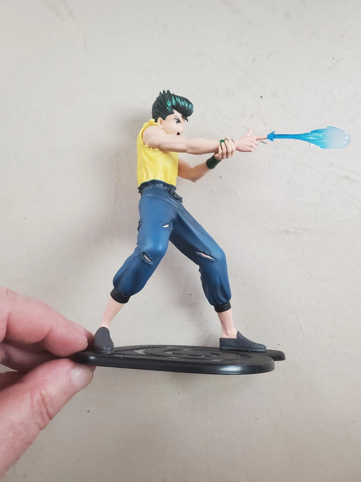 Rock Lee Naruto Anime Figure – Dynamic Attack Pose w/ Blue Chakra Effect 6.5"