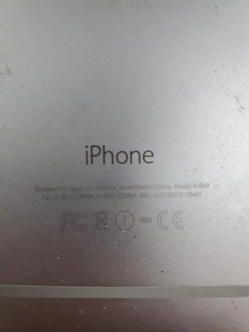 Apple iPhone 6 Model A1549 - Parts Only - Powers on