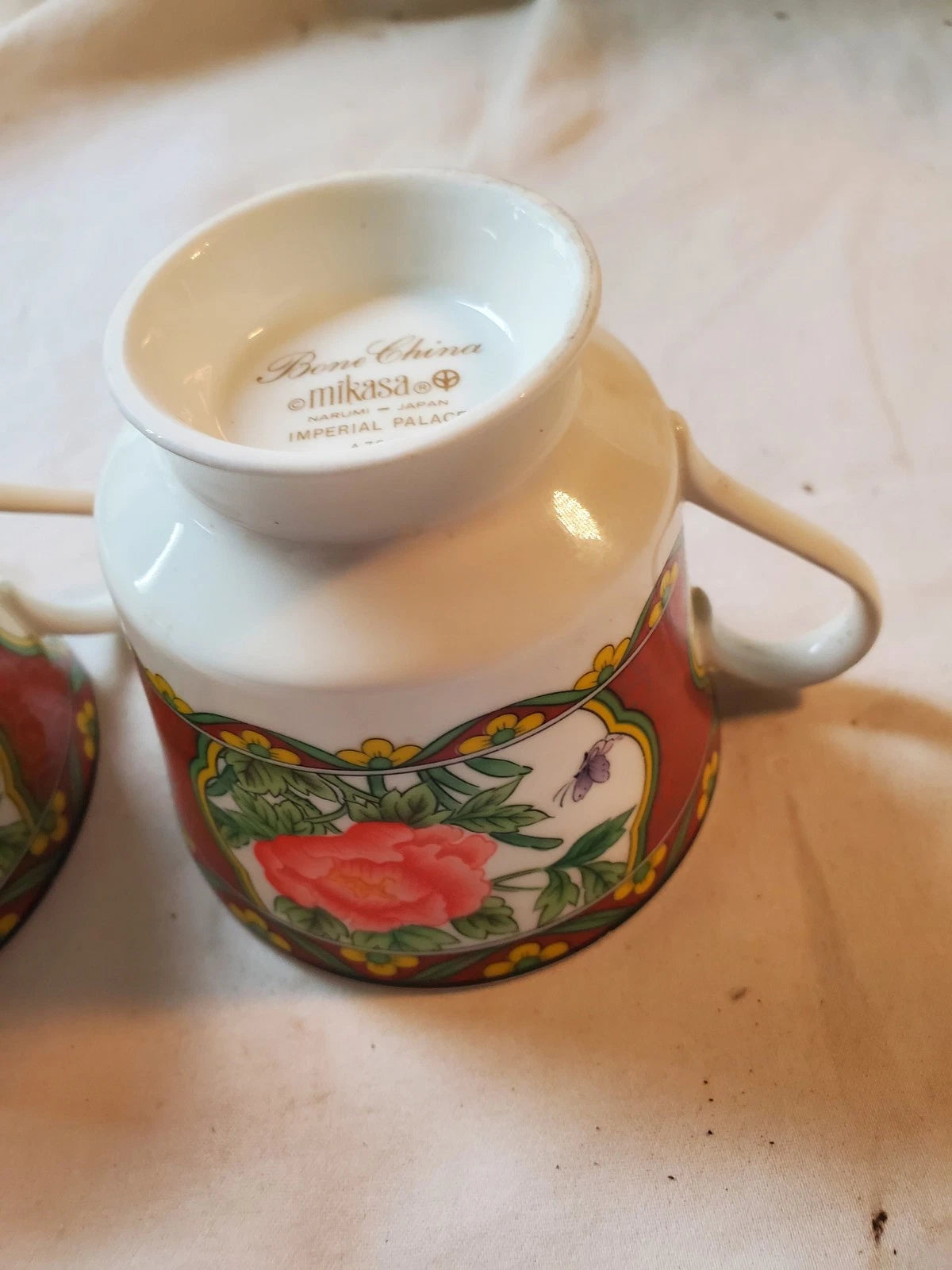Mikasa Imperial Palace A7608 Tea Cup Set of 2 Fine China Japan Excellent
