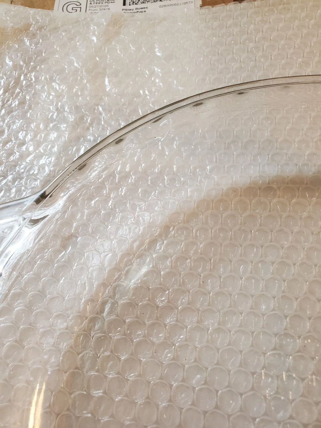 Anchor Hocking Glass Deep Pie Plate 9 Inch Clear Scalloped 1 Quart