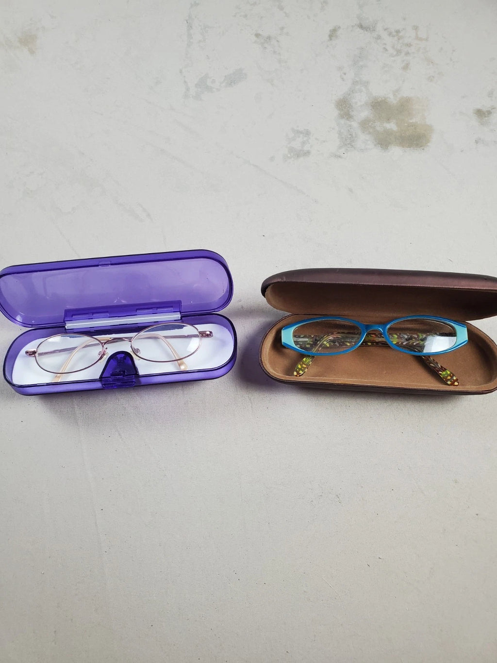 Lot 2 Pair Used Eye Glasses Frames - appear kids or petite size