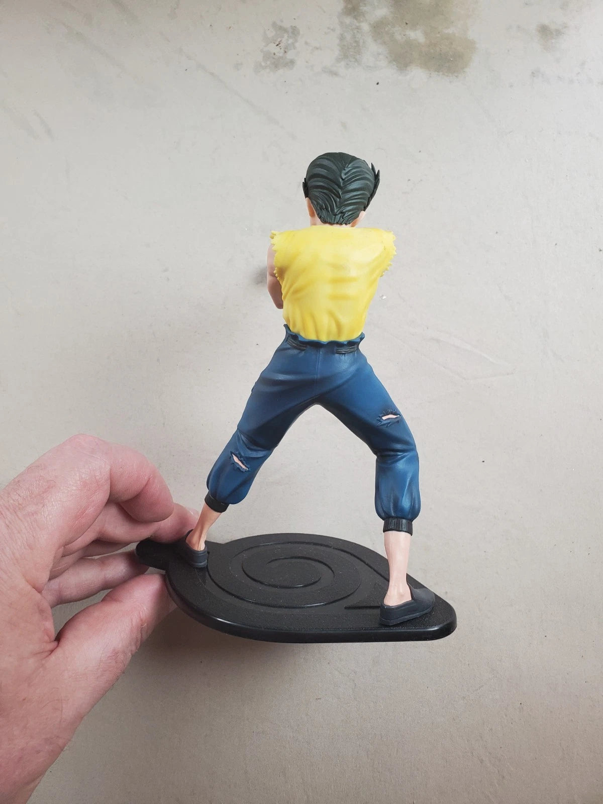 Rock Lee Naruto Anime Figure – Dynamic Attack Pose w/ Blue Chakra Effect 6.5"