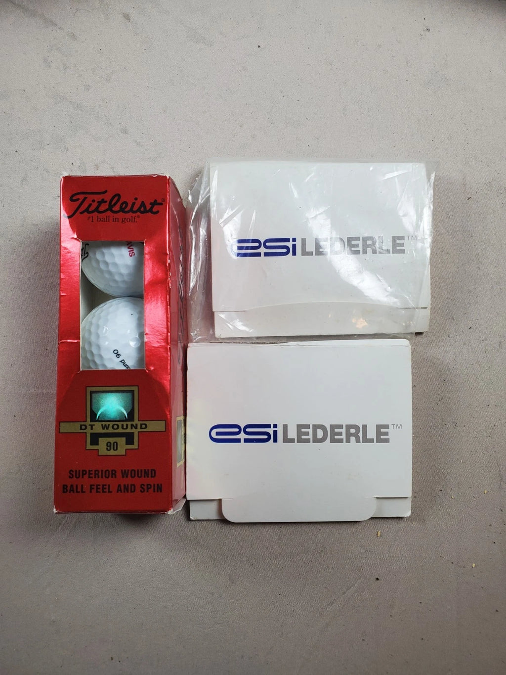 9 Spalding TopFlite XL2000 Titanium Cover Tungsten Core &amp; 3 Titleist DT Wound 90