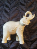 Lenox, Small Porcelain Elephant Figurine with gold eyes and toes