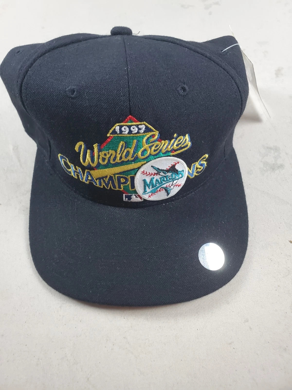 VTG New Era 97 Florida Marlins World Series Champions Clubhouse men Snapback Hat