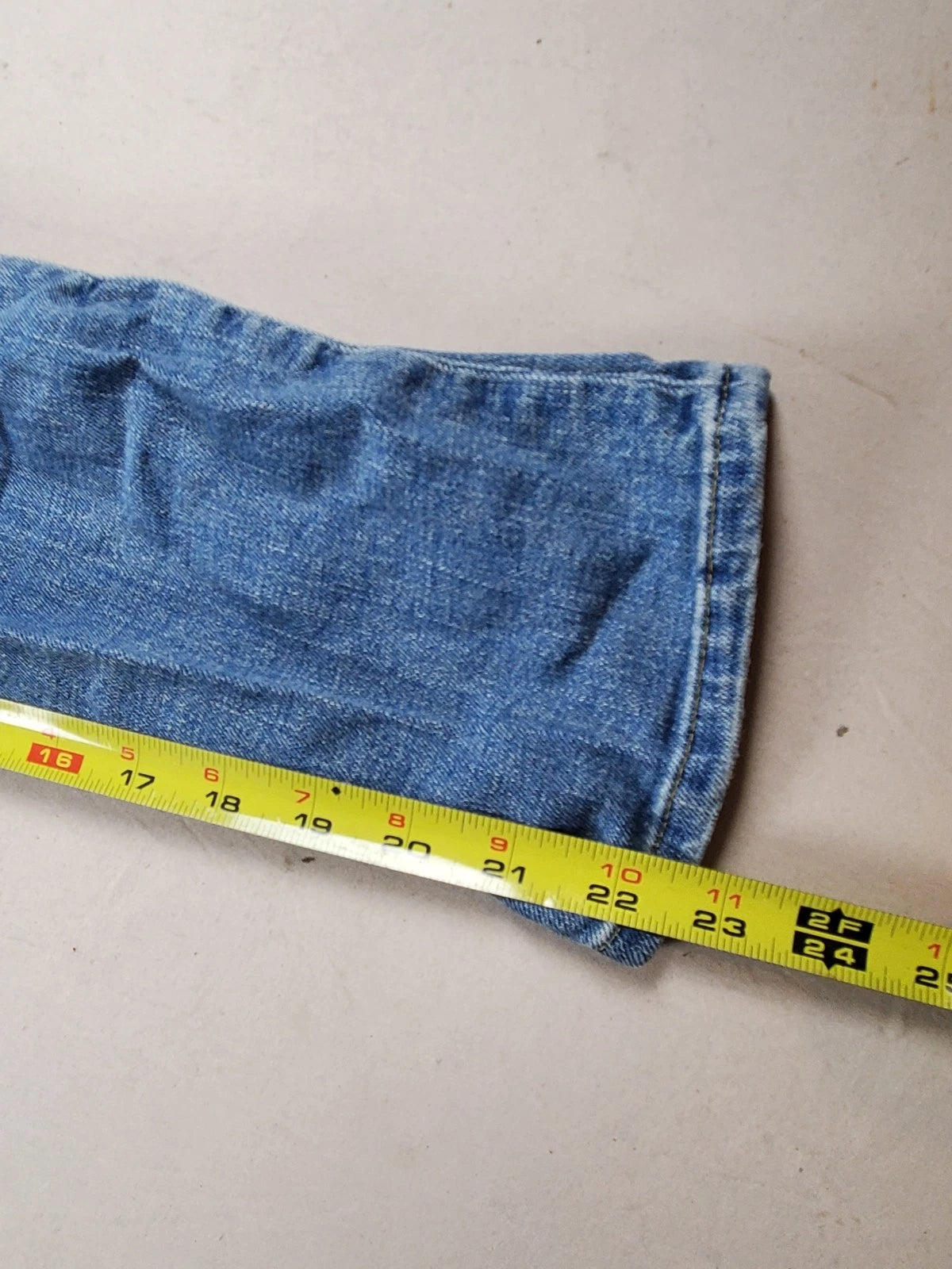 Ralph Lauren Polo Blue Denim Jeans – Kids/Youth Size 22x23 –Classic Straight Leg